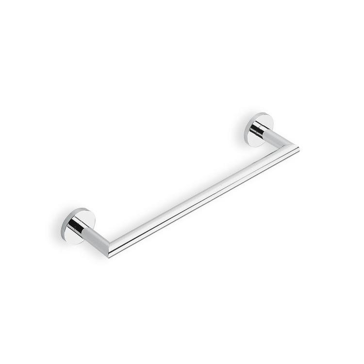 StilHaus ME06-08 Towel Bar, Round, 13 Inch, Chrome